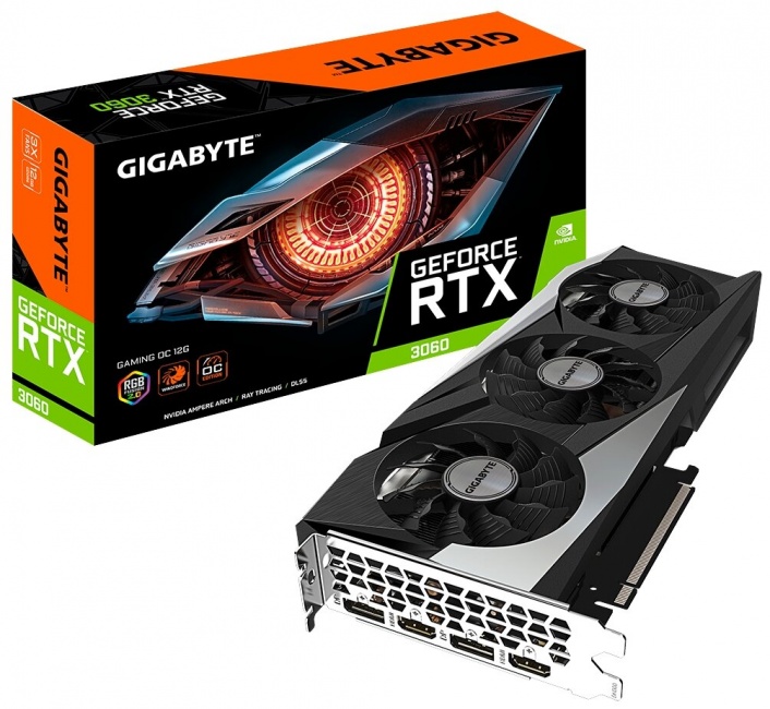 Видеокарта GIGABYTE GeForce RTX 3060 GAMING OC 12G (GV-N3060GAMING OC-12GD) (rev. 2.0), Retail купить! 